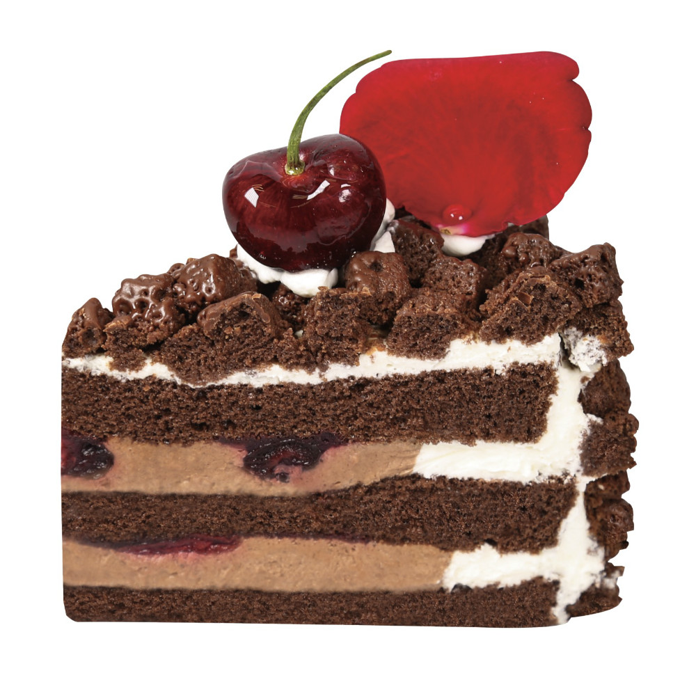 樱桃巧克力切片小蛋糕