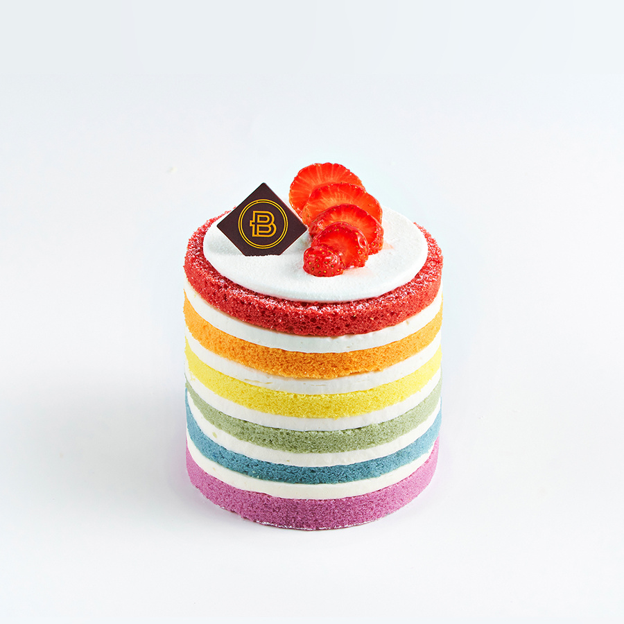 迷你彩虹蛋糕
